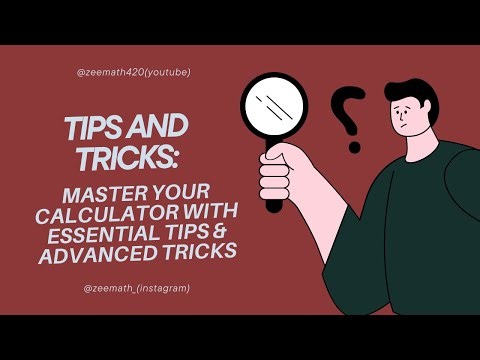 TIPS AND TRICKS: Master Your Calculator with Essential Tips & Advanced Tricks