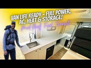 Mid-Roof Ford Transit Camper Van Tour
