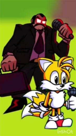 FNF: Chasing but (in 14 seconds) Sr. Barriga and Tails VS Fernando (me) and El Chavo sings It #short