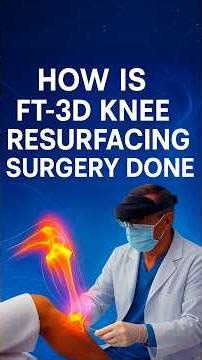 Dr T S Gill explains how it's done - FT3D Knee Resurfacing