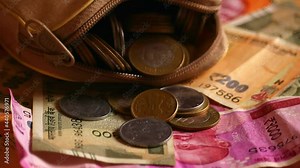 Indian money and banknotes,notes and coins,indian (50,100,200,500,2000) Rs Currency,new Indian Paper currency, collection of the Indian banknotes,growth in money
