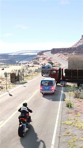 Realistic Highway Car Crashes #771