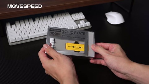 MOVE SPEED 1TB External SSD 1000MB/s Read Write Speed,USB 3.2 Gen2+USB C Flash Drive with Dual Ports, Portable SSD 3-Stage Push-Pull Design, Thumb Drive for iPhone 15/16/17 Series/Mac/Android