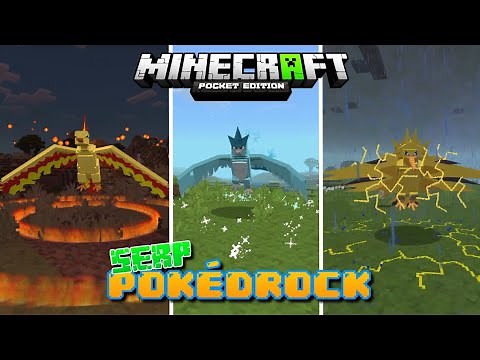 SERP Pokédrock (Pokémon Addon) Minecraft Bedrock (MCPE) [1.21.50+] || 2024