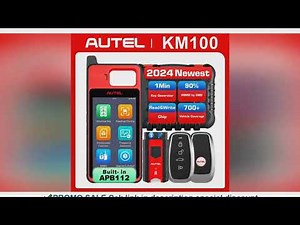 Autel MaxiIM KM100 Key Fob Programming Immobilizer Tool 2PCS Autel IKEY for 60s Key Generation OBD I