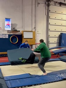 Cody development from Nico! #gymnastics #gymnast #trampoline #parkour #tumbling #xgames | Just Bounce Trampoline Club