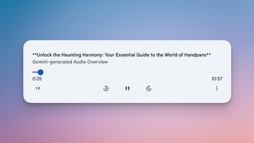 You Can Now Generate Podcast-Style 'Audio Overviews' Directly in Gemini AI