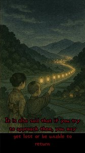 Fox Fire Wedding Procession | Kitsune Folklore of Japan#FoxFire #Kitsune #JapaneseMyth #Yokai