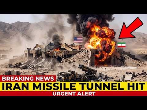 B-2 destroys SECRET Iranian missile tunnel in devastating attack