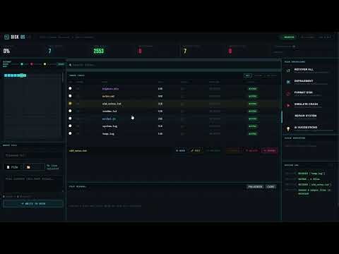 File System Recovery and Optimisation Tool