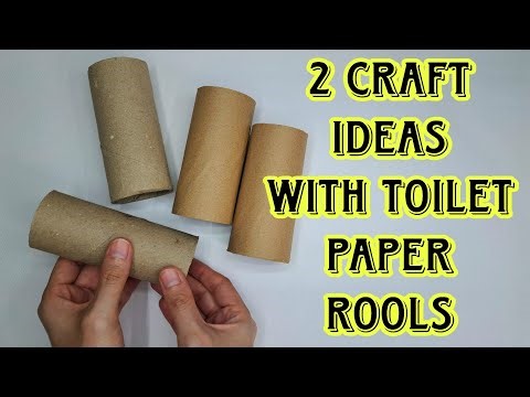 Two unbelievable crafts with toilet paper rolls! You won’t believe what they turn into!