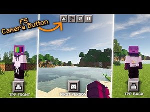 Minecraft PE - F5 Button UI Pack! • Change Camera Angle INSTANTLY (Android/iOS)