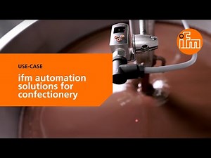 Automation solutions from ifm for confectionery