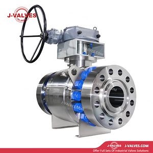 [Hot Item] 8inch Flange-Rtj Class 2500 Stainless Steel F316 H2s Nace Trunnion Ball Valve