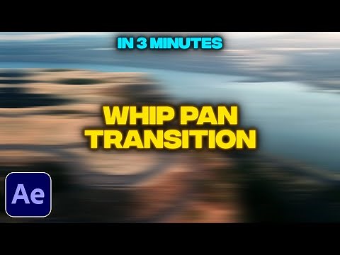 Whip Pan Transition Tutorial in After Effects | Smooth Blur Whip Pan Transition | No Plugins