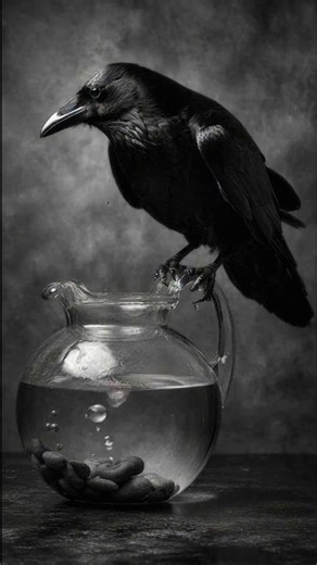 “प्यासा कौआ और उसकी समझदारी 🐦💧 | Ek Kauwa Pyasa Tha Story”