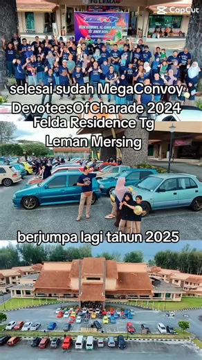 Selesai sudai kita berkampung 3 hari 2 malam bermula 22.11.24-24.11.24 di Tg Leman... berjumpa lagi tahun hadapan... #DevoteesOfCharade #Daihatsu #Charade #fypシ #JDM #Convoy