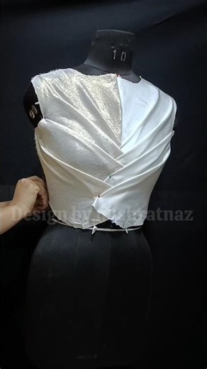 draped outfit 💡 #shortvideo #fashion #fashion #drape #dress #designernushratnaz #shorts