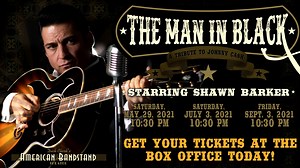 1.9K views · 47 reactions | Tickets are on sale now for this exclusive limited engagement late night concert series, “The Man in Black”, A Tribute to Johnny Cash, starring Shawn Barker. Call 417-339-3003 to reserve tickets! | Legends in Concert Branson | Facebook