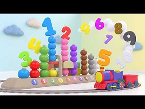 Number Train for Kids | Learn Counting with Fun Train Video | English Poem | Bindas Box Kids TV