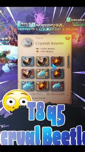 INSANE Crystal Beetle Run in High Quality Map Albion Online 💎 🔥