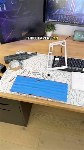 How to make your keyboard sound better #nwbuilds #keyboard #techtok #gaming #diykeyboard