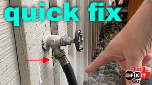 QUICK and EASY Fix for a Leaking Garden Hose Connection! You go to use your hose and water is leaking everywhere due to a bad connection, most of the time that leak is cause by a bad washer. Super quick fix. Hose washer link below! Subscribe here :https://www.youtube.com/c/ThatFixItGuy?sub_confirmation=1 Garden hose Washer link: https://amzn.to/3fab60w Leatherman Link: https://amzn.to/2UR0dbl (Amazon Affiliate Links) Follow us on Facebook: https://www.facebook.com/ufix247 We love helping people 