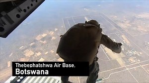 🪖🪖 This month, the U.S. Special Operations Command Africa joined forces with the BDF- THEBE YA SECHABA for an action-packed Joint Combined Exchange Training (JCET). Refining their ground and aerial skills, they practiced military freefall training, close-quarter contact, and shooting drills. JCETs are about building strong, lasting military-to-military connections. Check out this cool video of the action. | U.S. Embassy Gaborone, Botswana