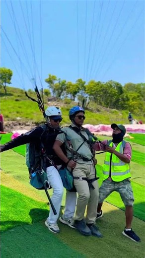 Paragliding in pokhara 🇳🇵 🪂 || #adventure #sarangkot #Nepal #youtubeshort