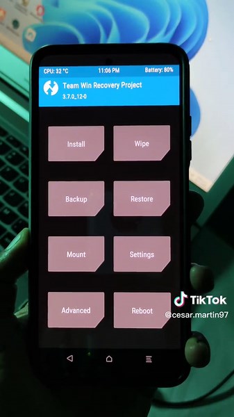 TWRP Recovery Xiaomi Redmi Note 11. #twrp #recovery #android13 #miui #xiaomiredminote11