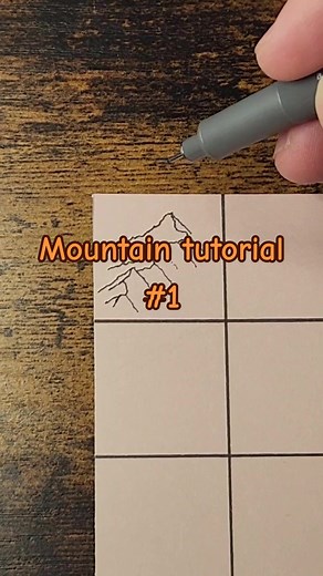Fantasy Map Mountain Drawing Tutorial