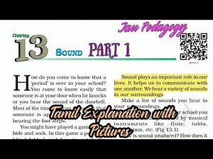 NCERT - Class 8 - Science - 13. Sound - Part 1 - Tamil Explanation With Pictures