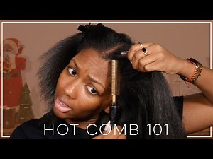 How to Hot Comb Hair