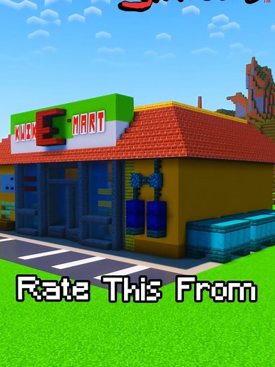 Build Your Own Kwik-E-Mart in Minecraft