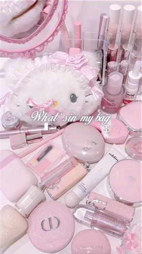 🎀what‘s in my bag✨ immersive makeup bag organization