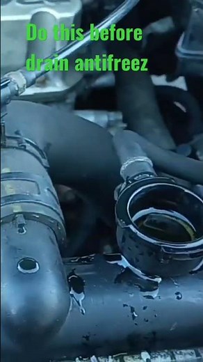 how to drain #antifreeze from #radiator the safe way..