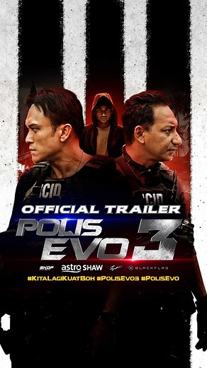 Astro Shaw Sdn Bhd on Instagram: "POLIS EVO 3 - Official Trailer | Di Pawagam 25 Mei 2023 Istimewa malam ini kami bawakan Official Trailer Polis Evo 3 bagi semua yang dah tak sabar nak tengok! Kita lagi kuat boh!🔥 . Polis Evo 3 Akan Datang Di Pawagam Mulai 25 Mei 2023 . @zizanrazak869 @shaheizy_sam @sharnaazahmad @noradanish @syafiqkylez @farali_khan @thedouglaslim @theonlyfauzinawawi @eykafarhana @fezrulkhan @fiq000s @skop_ig @tgvcinemas . #PolisEvo #PolisEvo3 #PE3 #KitaLagiKuatBoh #AstroShaw"