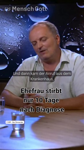 🩺 Nur Zehn Tage nach der Diagnose stirbt Stefans Frau. 💔 Zurück bleibt er – allein mit vier Kindern, Trauer und Wut. 🌪️ Wenige Monate zuvor verlor er seinen Job, seine Mutter, und kurz darauf auch seinen Vater. 🕳️ Hoffnung? Für Stefan scheint sie nur noch ein Fremdwort zu sein. ✨ Doch mitten im Leid begegnet ihm plötzlich viel Gutes, was alles veränderte. ❓ Was hat dir in schweren Zeiten Hoffnung gegeben? Teile es gerne in den Kommentaren. ❗️ Die ganze Geschichte jetzt auf YouTube: ERF Mensc