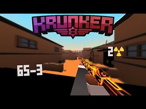 INSANE 65-3 Krunker AK Gameplay (DOUBLE NUKE)