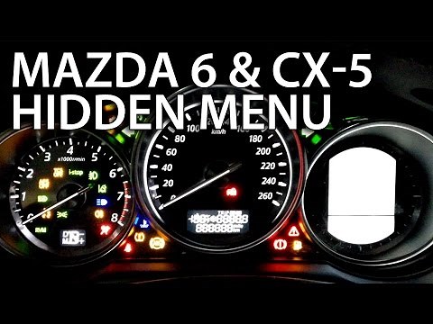 How to enter Mazda CX-5 & 6 3rd gen. hidden test menu (instrument cluster service mode)