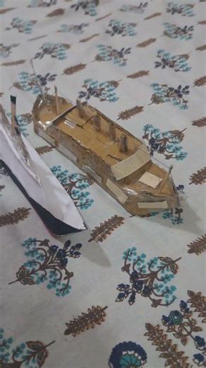 Cardboard titanic and paper titanic model 🛥⛴️