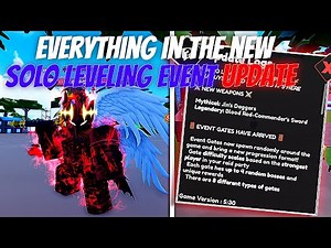 NEW SOLO LEVELING EVENT UPDATE ( One Fruit Simulator)