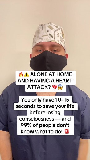 Home alone and your heart starts to fail? These 15 seconds could decide everything — here’s what to do before help arrives. #Doctor #Medicine #HeartHealth