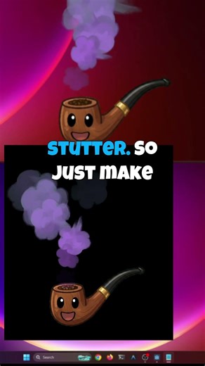 Fix OBS Transparent Window Stutters 🚀 #vtuber #obsstudio