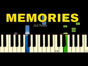 Memories Easy Piano Tutorial