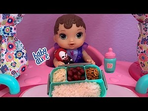 Packing Lunch box for Baby alive Zoe
