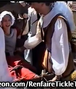 Pilgrim Fun in Renfaire Stocks: A Tickling Challenge