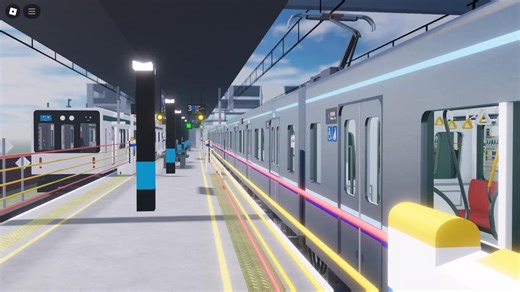 尾羽急電鉄安越駅 7000系快速急行金田新都心行き通過(2025.7.8)