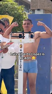 Luis Alberto Lopez weighs in ahead of his return to the ring 💪 #boxing #boxingnews #fight #luisalberto #boxingschedule | BoxingScene.com
