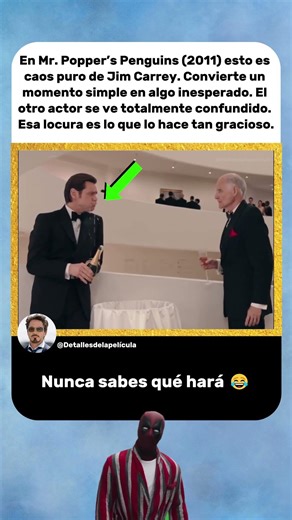 Nadie sabe qué hará Jim Carrey en esta escena | Mr. Popper's Penguins (2011)